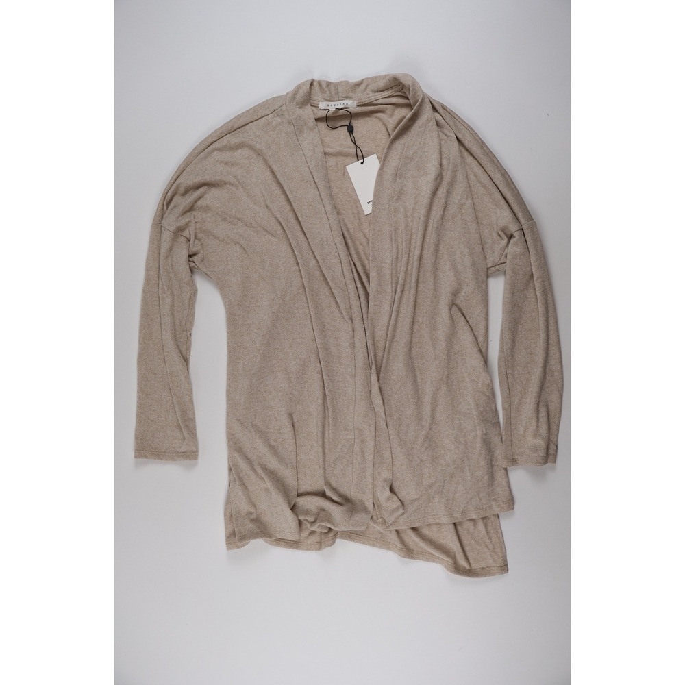Sojourn Cardigan Sweater Beige Solid MP NWT